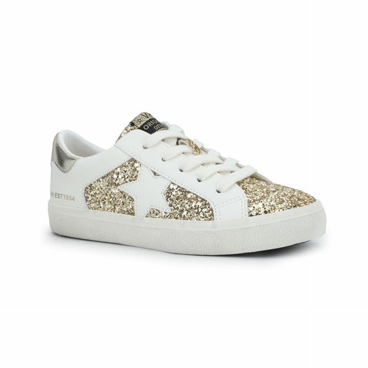 KIDS VAIL - WHITE/ GOLD GLITTER | Vintage Havana Women