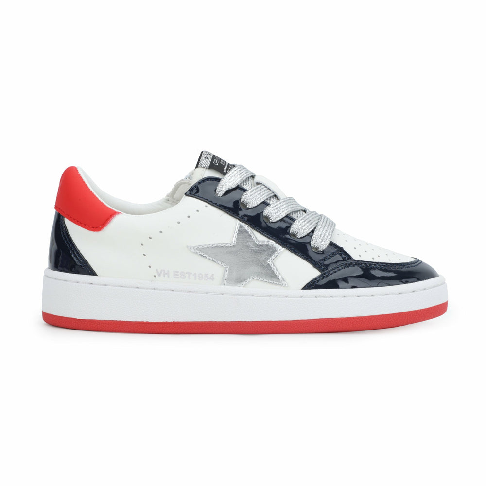 KIDS ARIELLA - WHITE/ PATENT/ NAVY/ RED | Vintage Havana Shoes
