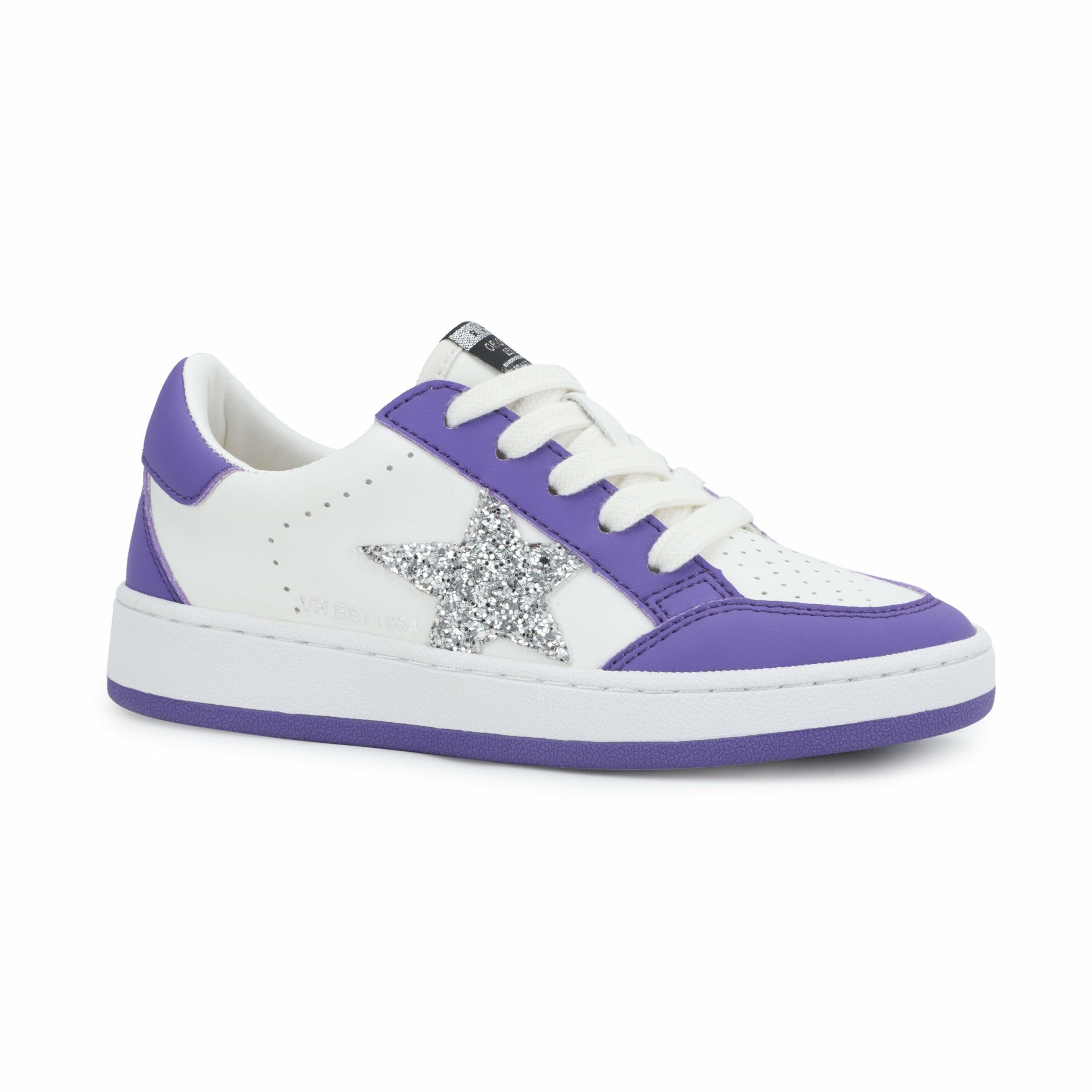 KIDS ARIELLA - WHITE/ PURPLE MULTI | Vintage Havana Shoes