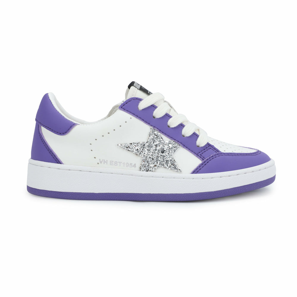 KIDS ARIELLA - WHITE/ PURPLE MULTI | Vintage Havana Shoes