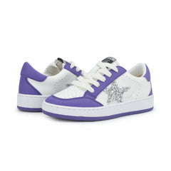 KIDS ARIELLA - WHITE/ PURPLE MULTI | Vintage Havana Shoes