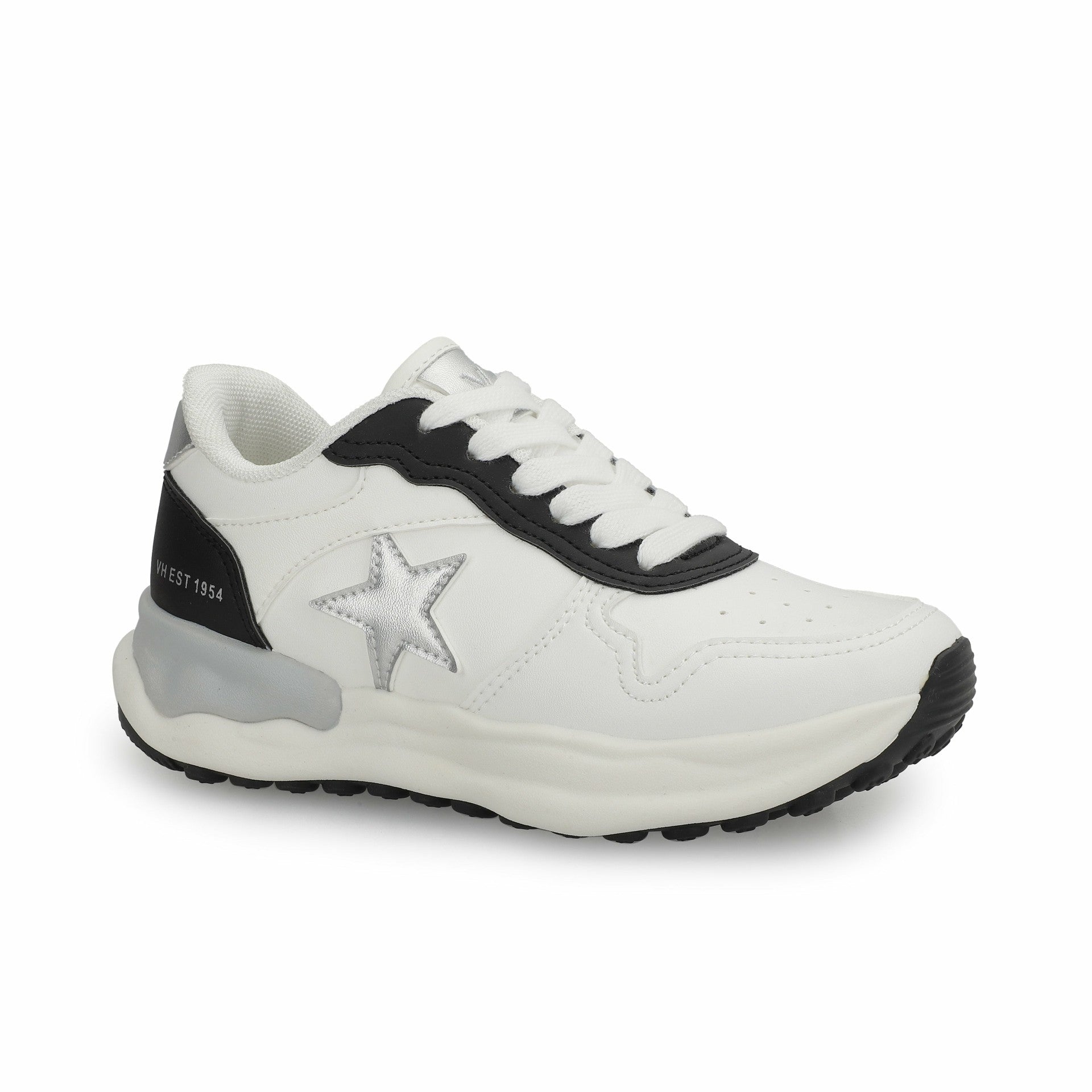 KIDS SWIFT - BLACK/ WHITE MULTI | Vintage Havana Shoes
