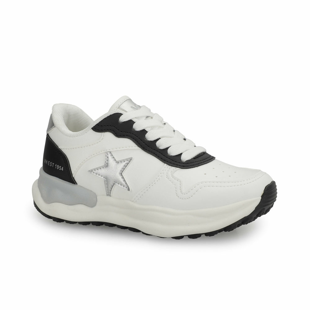 KIDS SWIFT - BLACK/ WHITE MULTI | Vintage Havana Shoes
