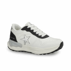 KIDS SWIFT - BLACK/ WHITE MULTI | Vintage Havana Shoes