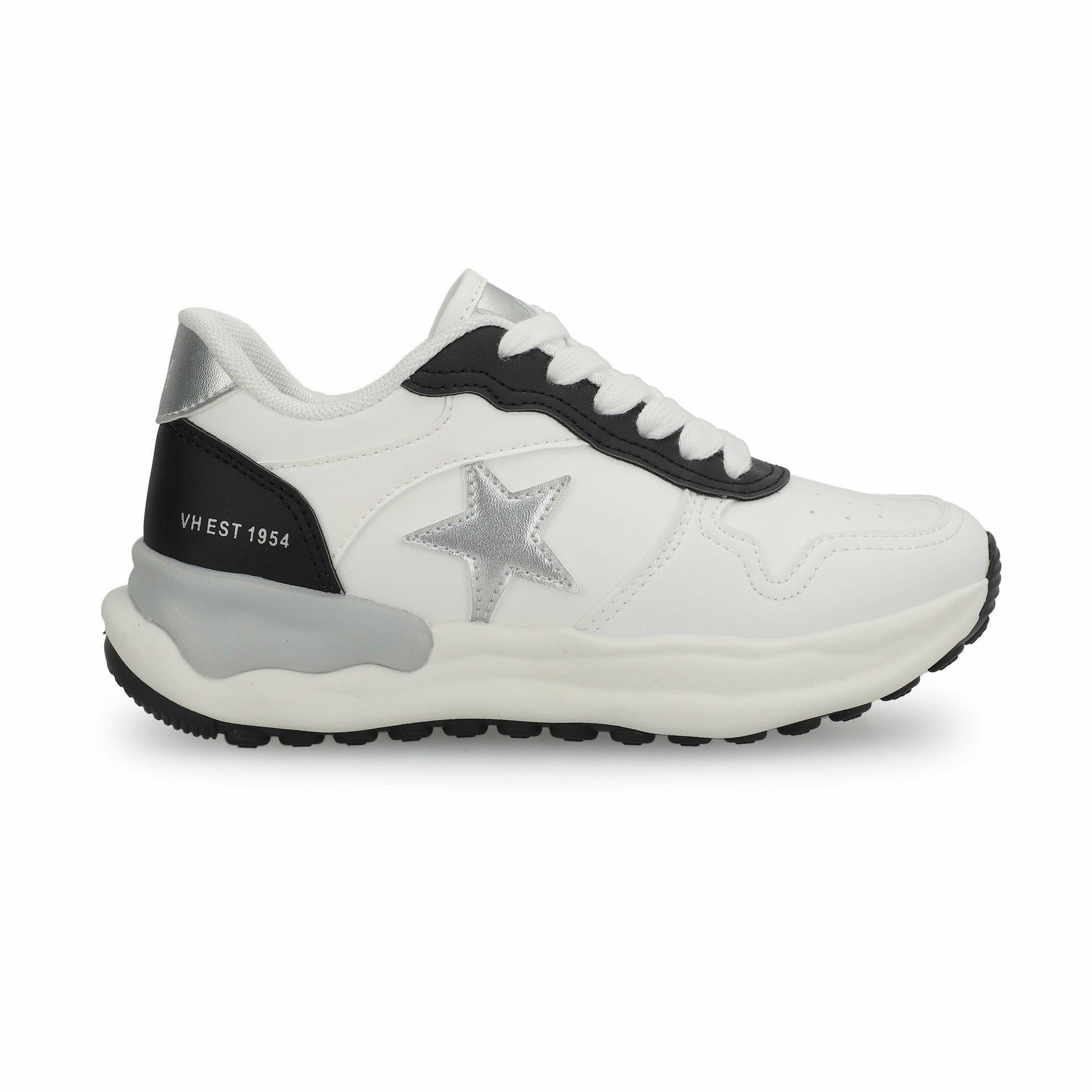 KIDS SWIFT - BLACK/ WHITE MULTI | Vintage Havana Shoes
