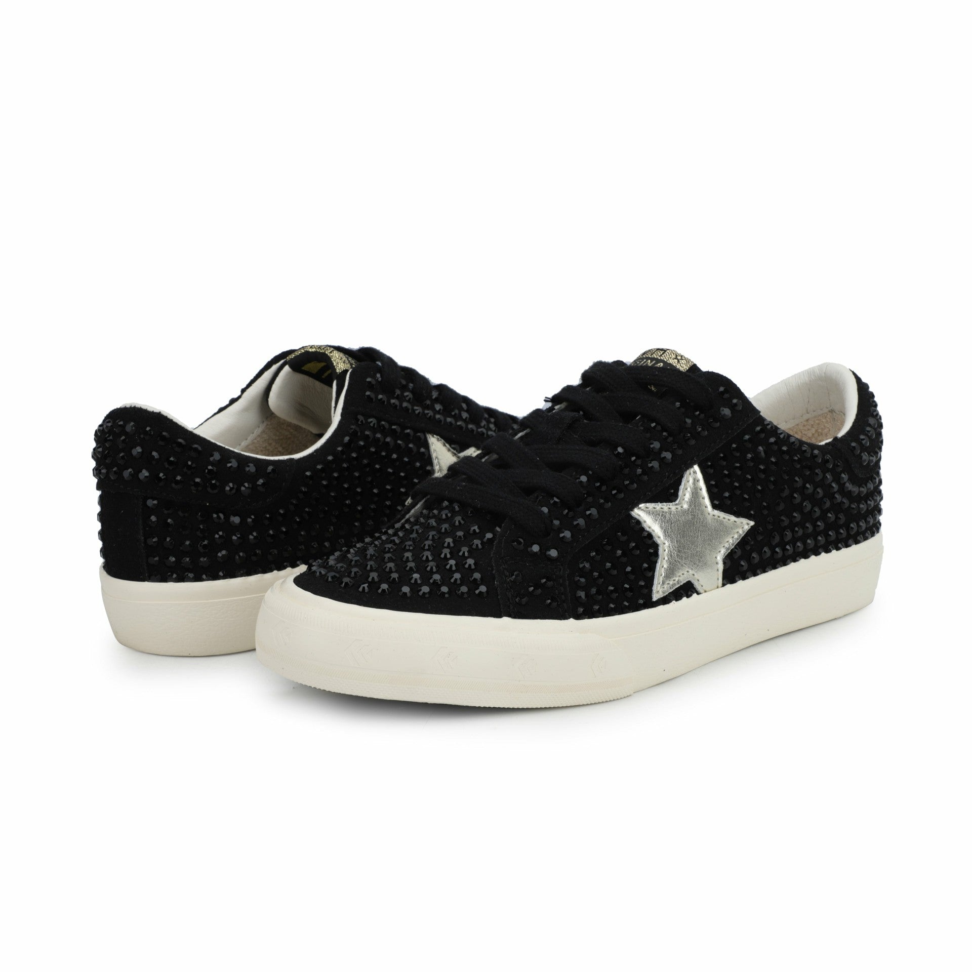GRANDE - BLACK FULL RHINESTONE | Vintage Havana Shoes