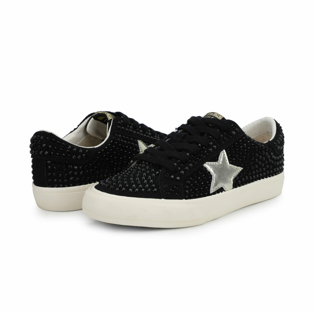 GRANDE - BLACK FULL RHINESTONE | Vintage Havana Shoes