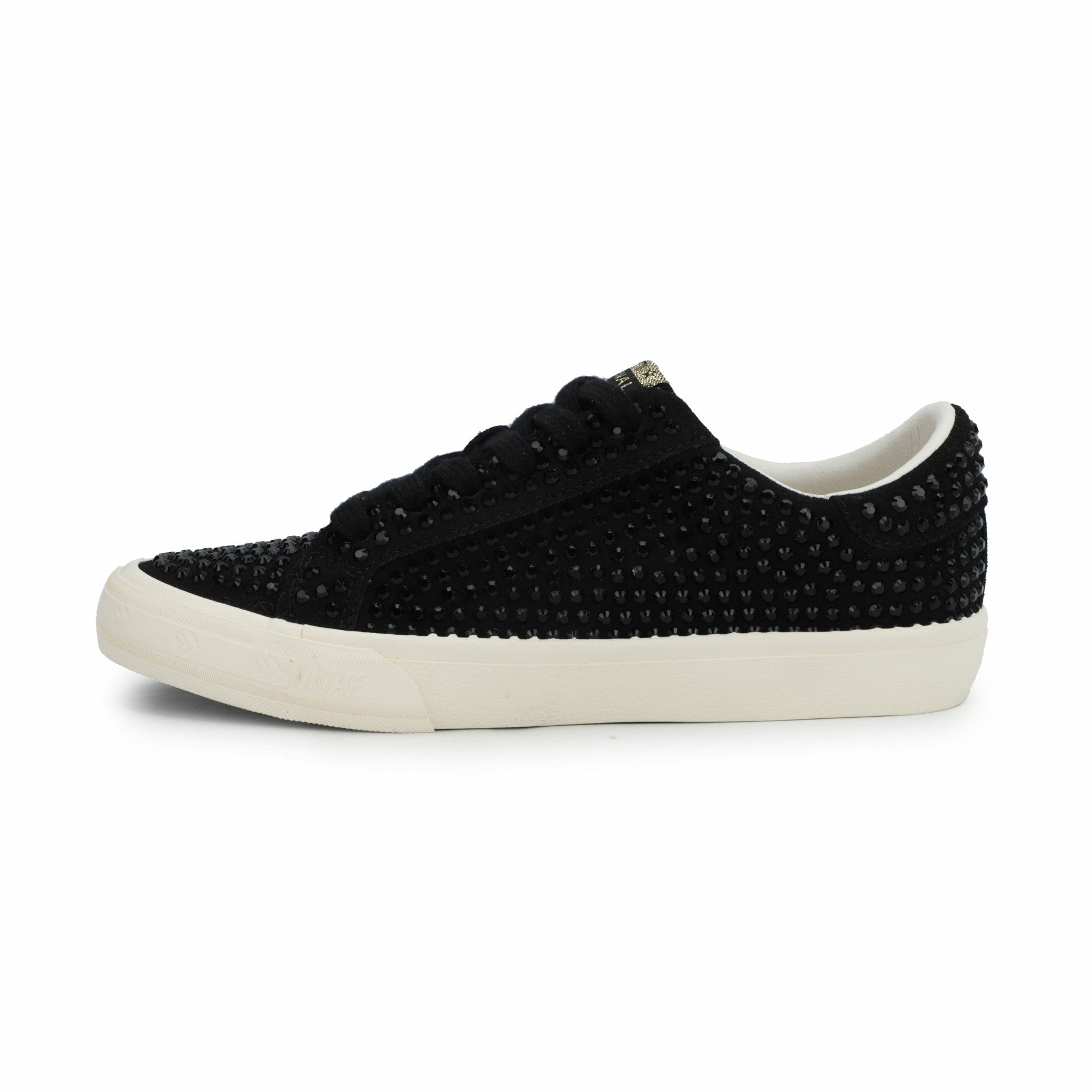 GRANDE - BLACK FULL RHINESTONE | Vintage Havana Shoes
