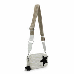 MINI MEME - WHITE RAFIA MIX | Vintage Havana Accessories