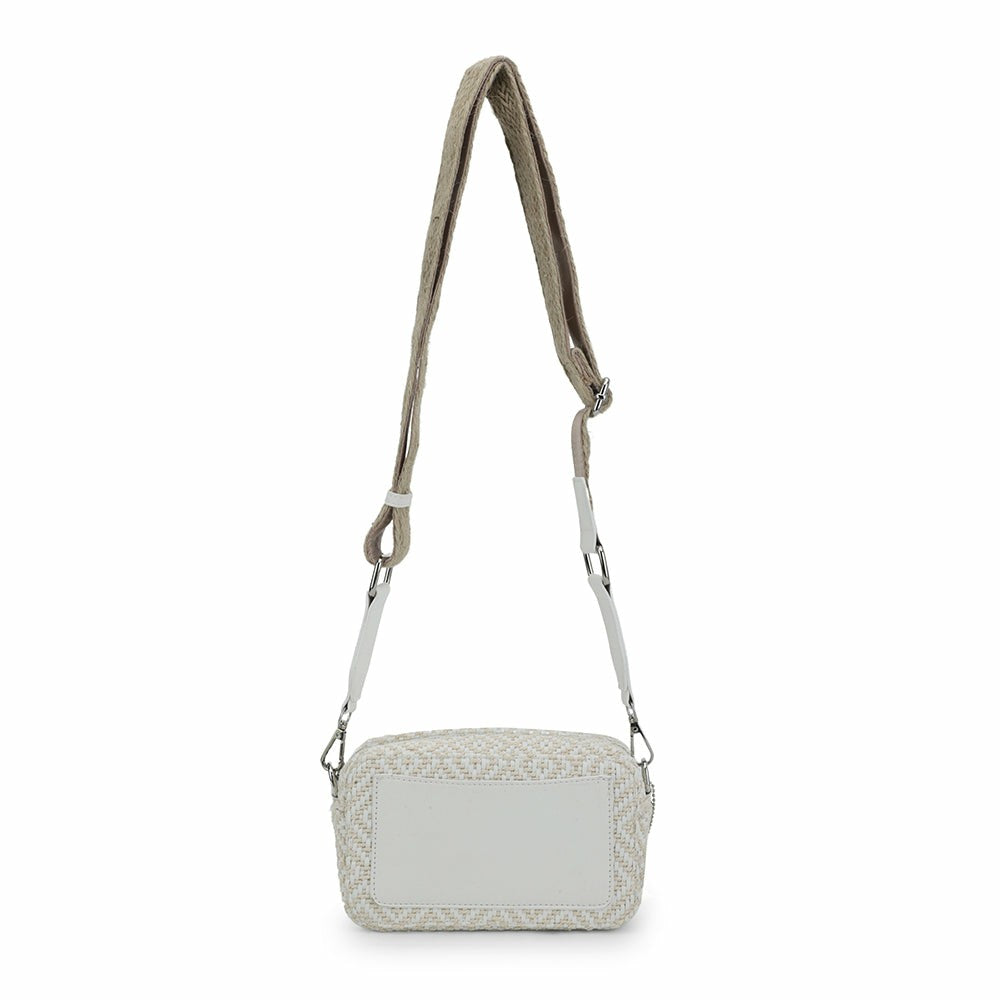 MINI MEME - WHITE RAFIA MIX | Vintage Havana Accessories