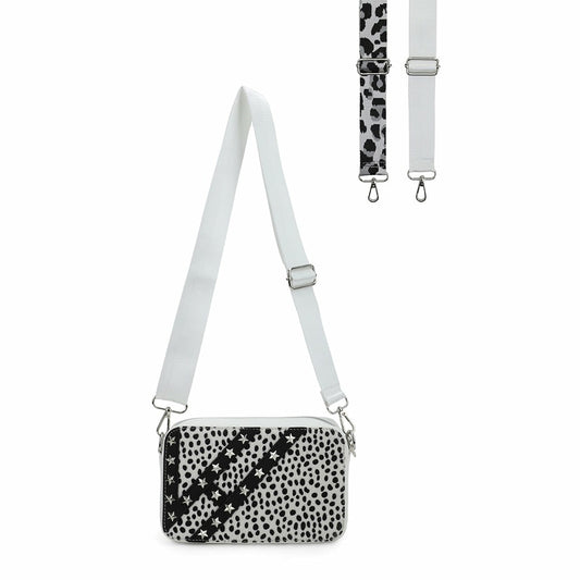 JOYCE BAG - WHITE CHEETAH | Vintage Havana Women