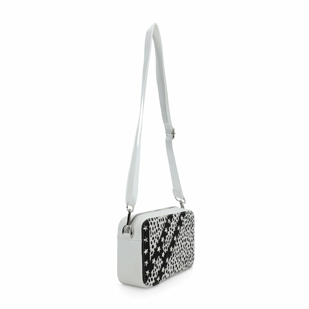 JOYCE BAG - WHITE CHEETAH | Vintage Havana Accessories