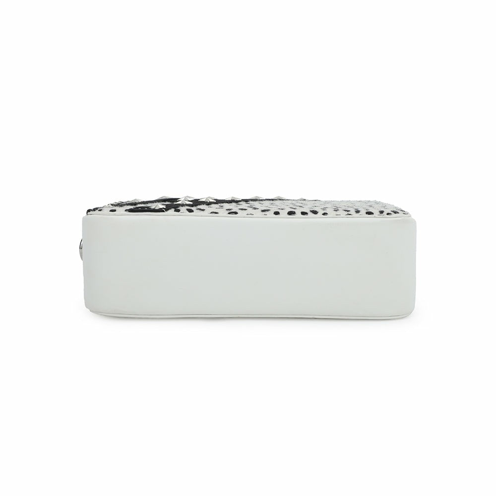 JOYCE BAG - WHITE CHEETAH | Vintage Havana Accessories