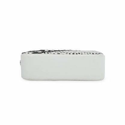 JOYCE BAG - WHITE CHEETAH | Vintage Havana Women