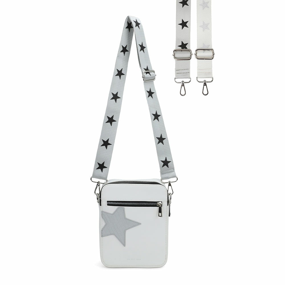 JOY BAG - SILVER CROCO | Vintage Havana Accessories