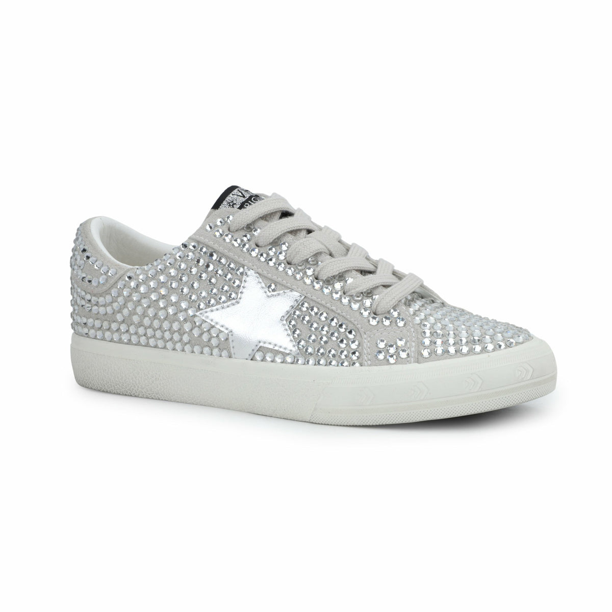 GRANDE - SILVER FULL RHINESTONE | Vintage Havana Shoes