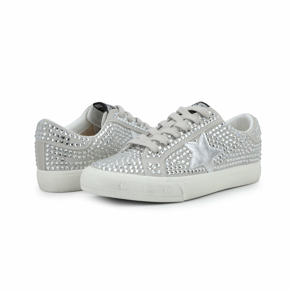 GRANDE - SILVER FULL RHINESTONE | Vintage Havana Shoes