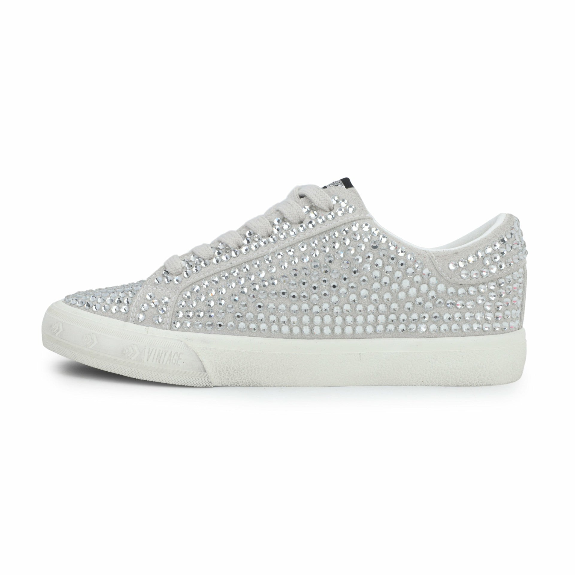 GRANDE - SILVER FULL RHINESTONE | Vintage Havana Shoes