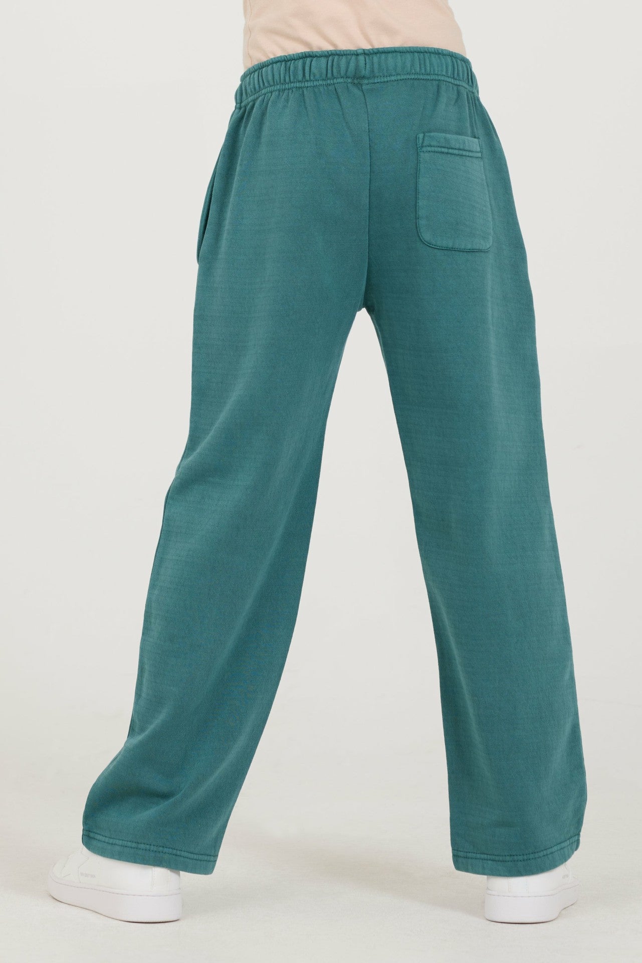 Kids Teal Pintuck Wide Leg Pants | Vintage Havana Clothing