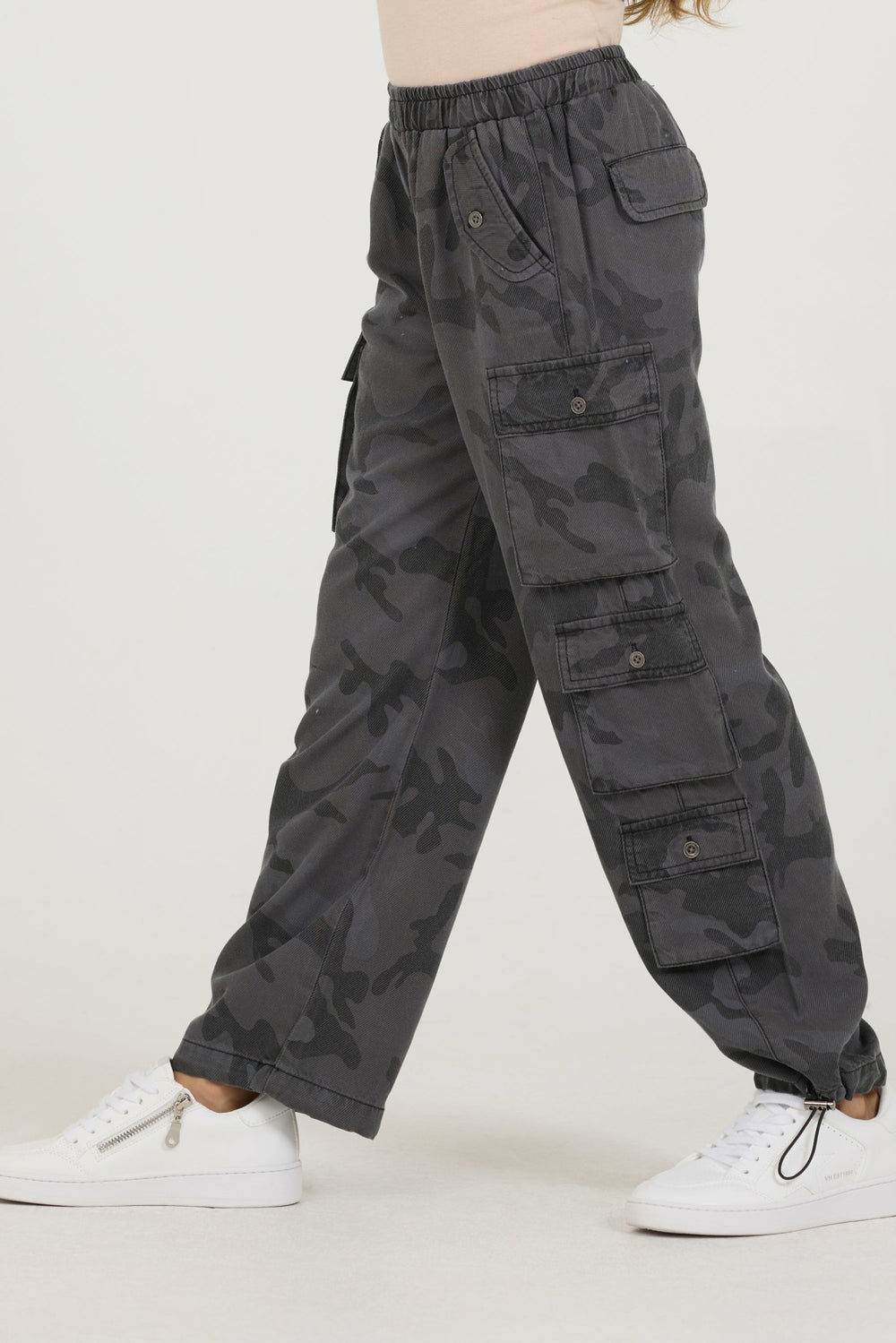 Kids Camo Tencel Cargo Pant | Vintage Havana Clothing