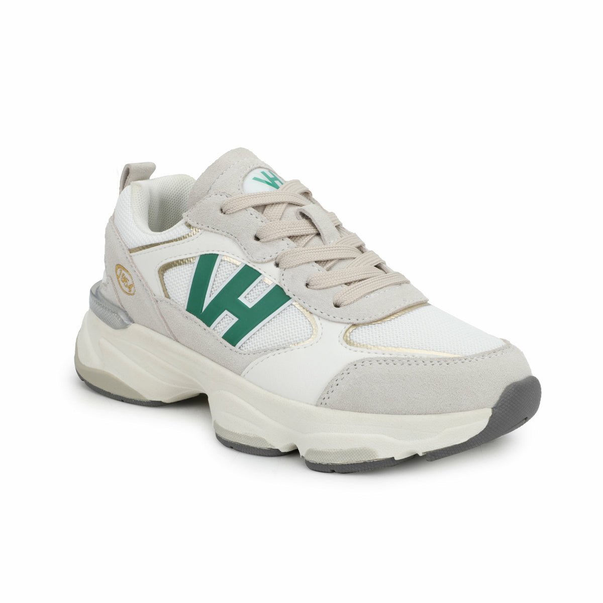 DASH 2 - WHITE GREEN WASHED GOLD | Vintage Havana Shoes