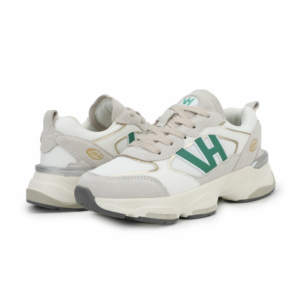 DASH 2 - WHITE GREEN WASHED GOLD | Vintage Havana Shoes