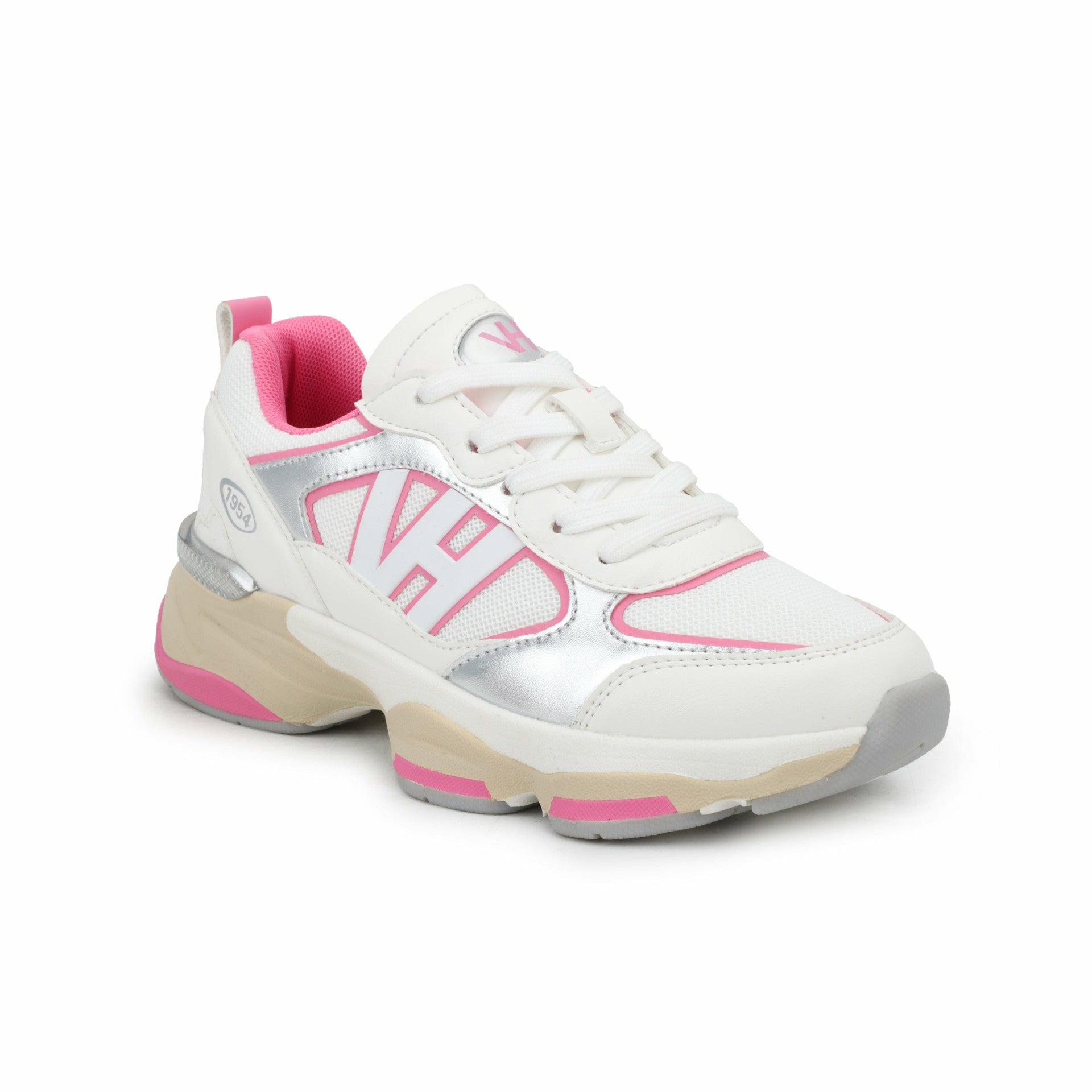 DASH 6 - WHITE/SILVER/PINK | Vintage Havana Shoes