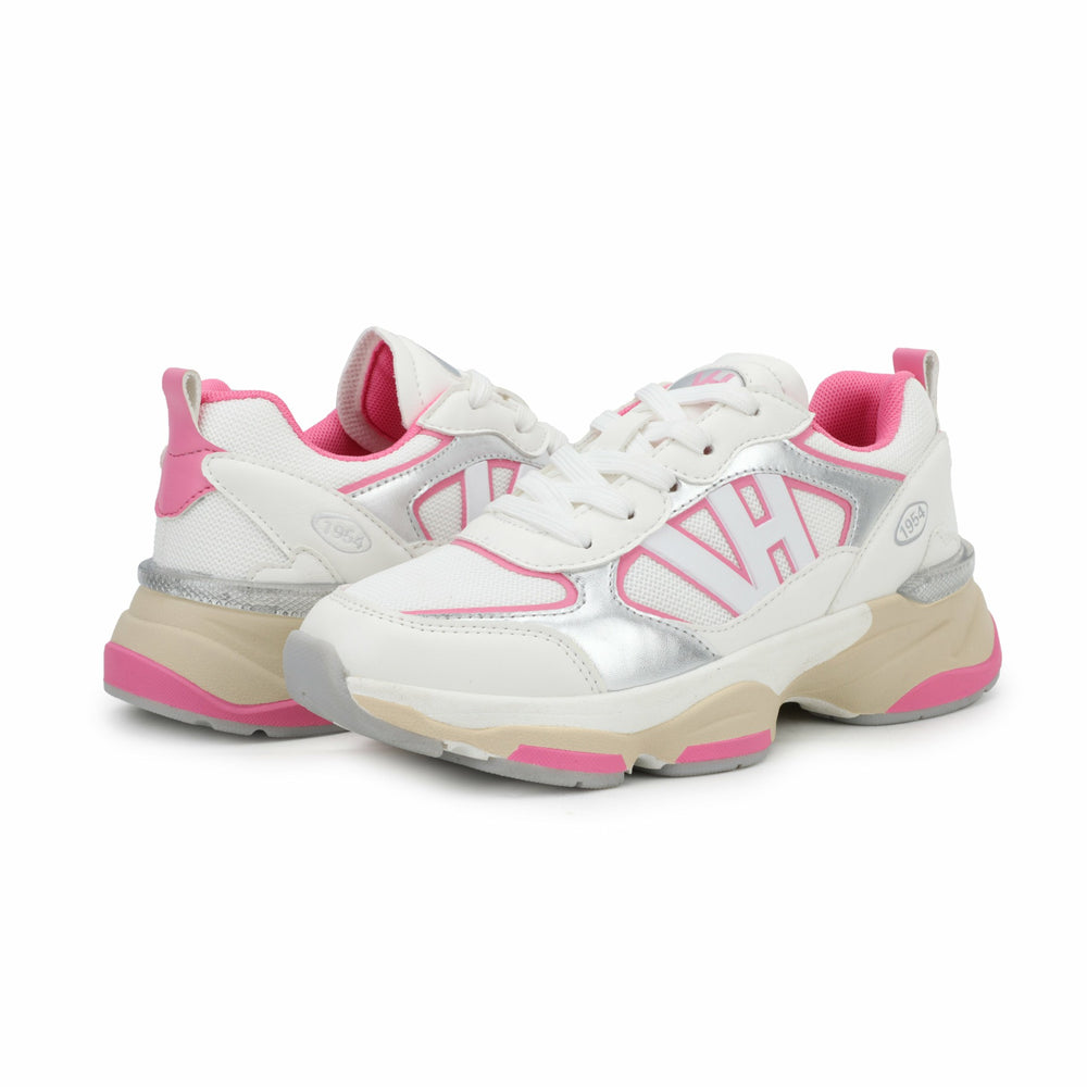 DASH 6 - WHITE/SILVER/PINK | Vintage Havana Shoes