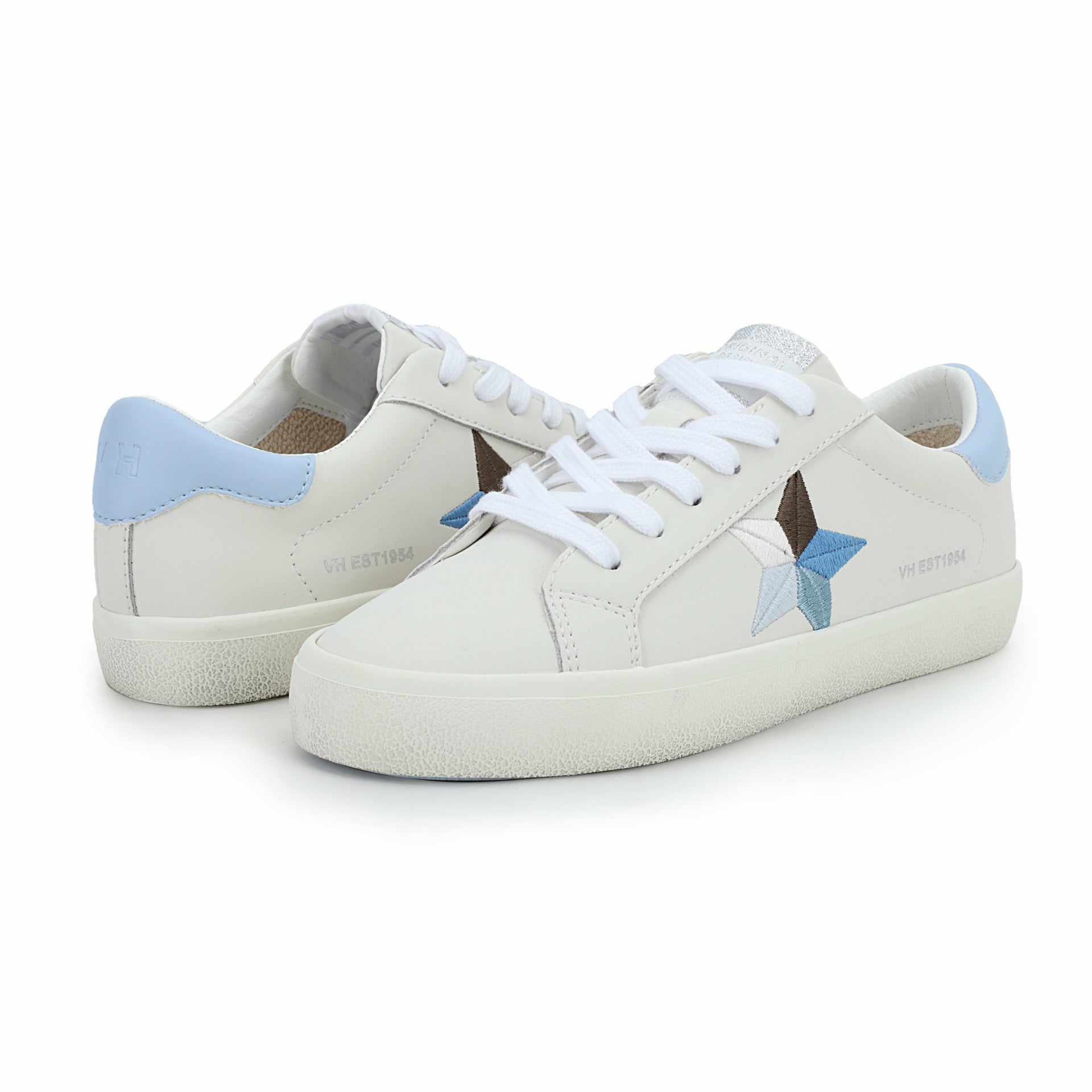 NINA - WHITE/SKY MULTI | Vintage Havana Shoes