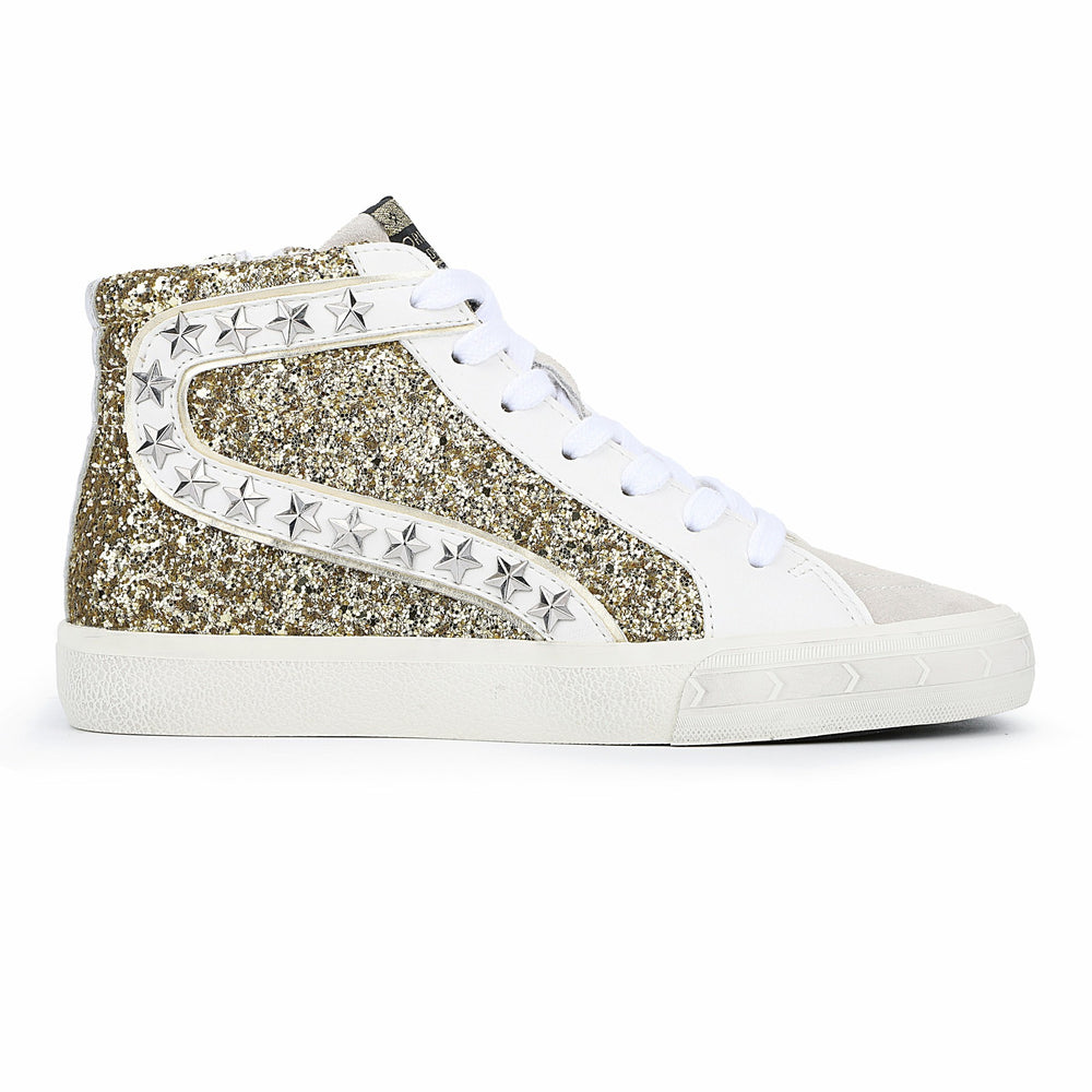 MATEEL - GOLD/GREY MULTI | Vintage Havana Shoes