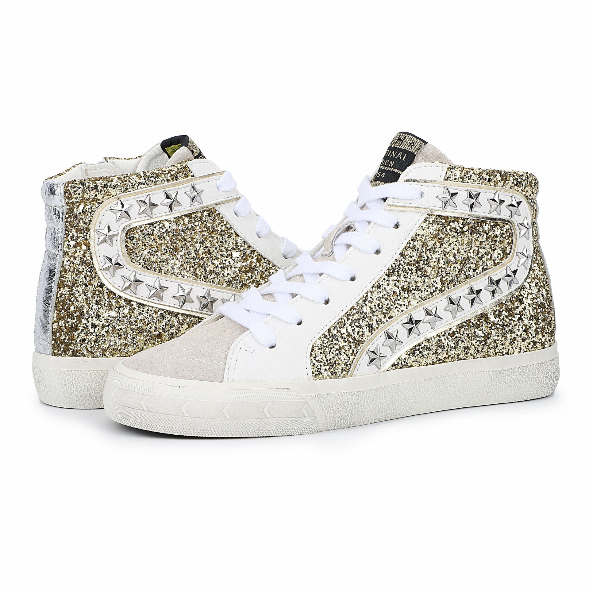 MATEEL - GOLD/GREY MULTI | Vintage Havana Shoes
