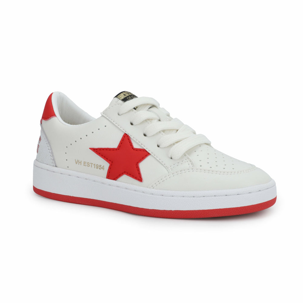 KIDS ARIELLA - WHITE/ RED MULTI | Vintage Havana Shoes
