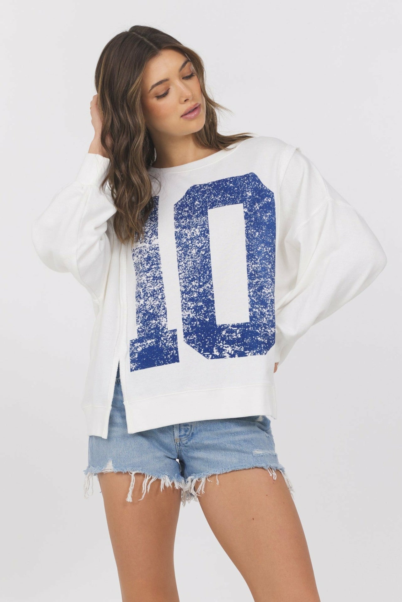 French Terry Varsity Crewneck | Vintage Havana Clothing