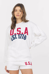 Surf Wash Fleece Crew | Vintage Havana Clothing