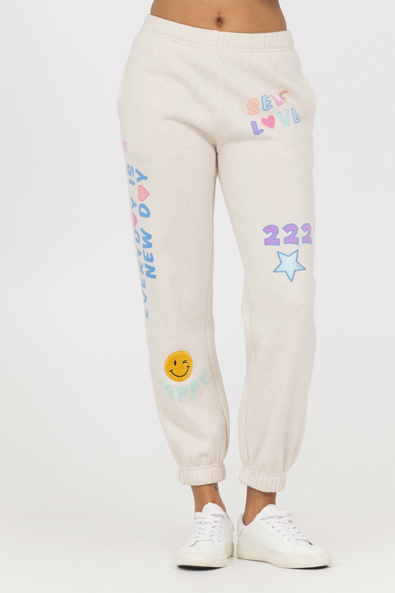 Printed Surf Wash Jogger with Patches | Vintage Havana Clothing