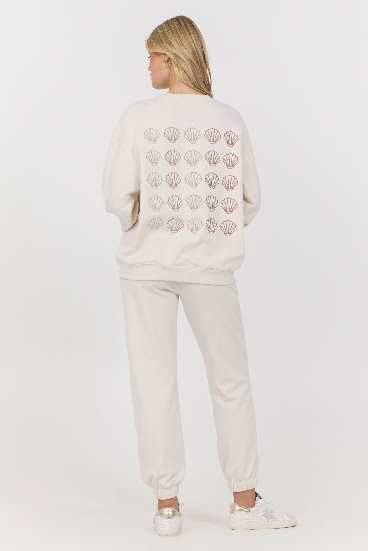 Embroidered French Terry Crew | Vintage Havana Clothing
