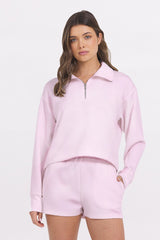 Paradise Pink Cloud Quarter Zip | Vintage Havana Clothing