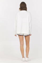 Cloud w/ Piping Cardigan | Vintage Havana Clothing
