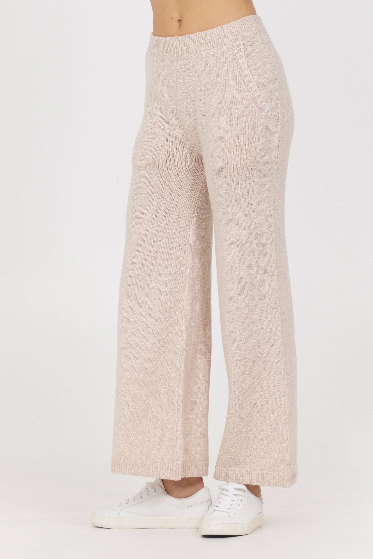 Knit Pants w/ Whipstitch | Vintage Havana Clothing
