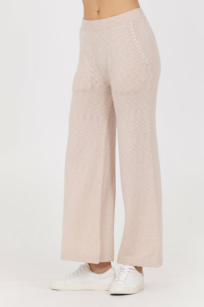 Knit Pants w/ Whipstitch | Vintage Havana Women