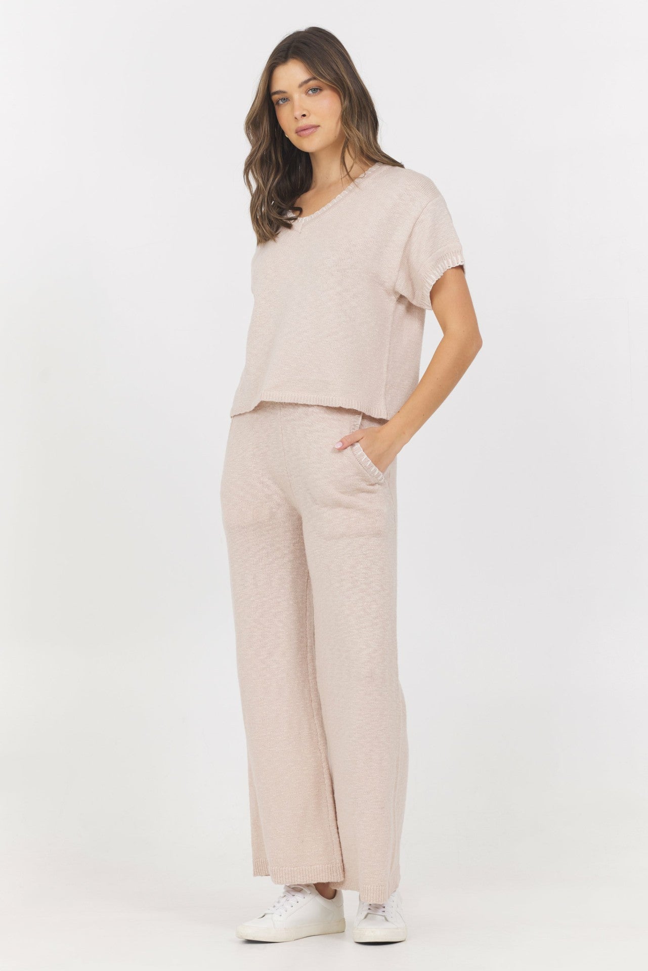 Knit Pants w/ Whipstitch | Vintage Havana Clothing