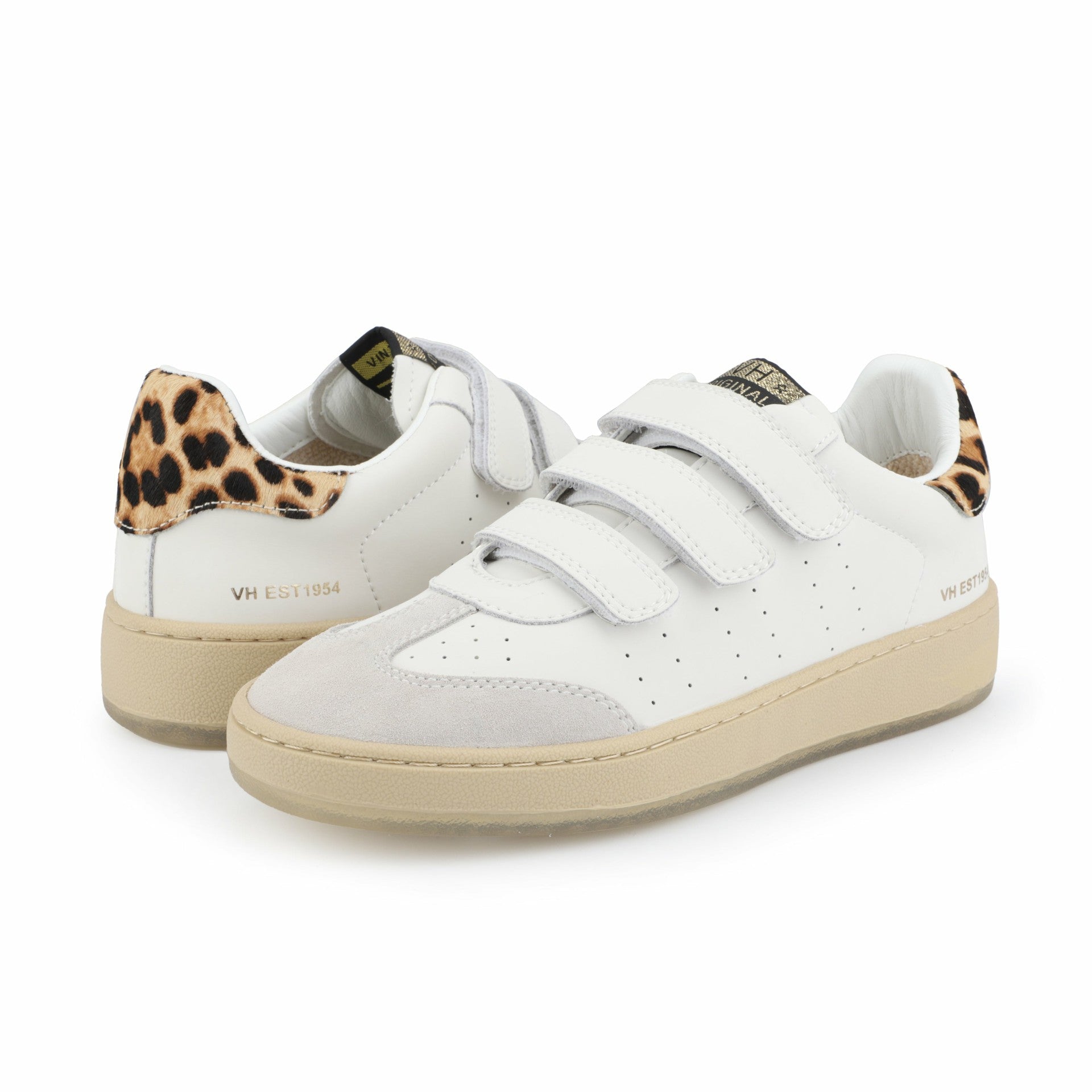 EASE - WHITE/CHEETAH | Vintage Havana Shoes