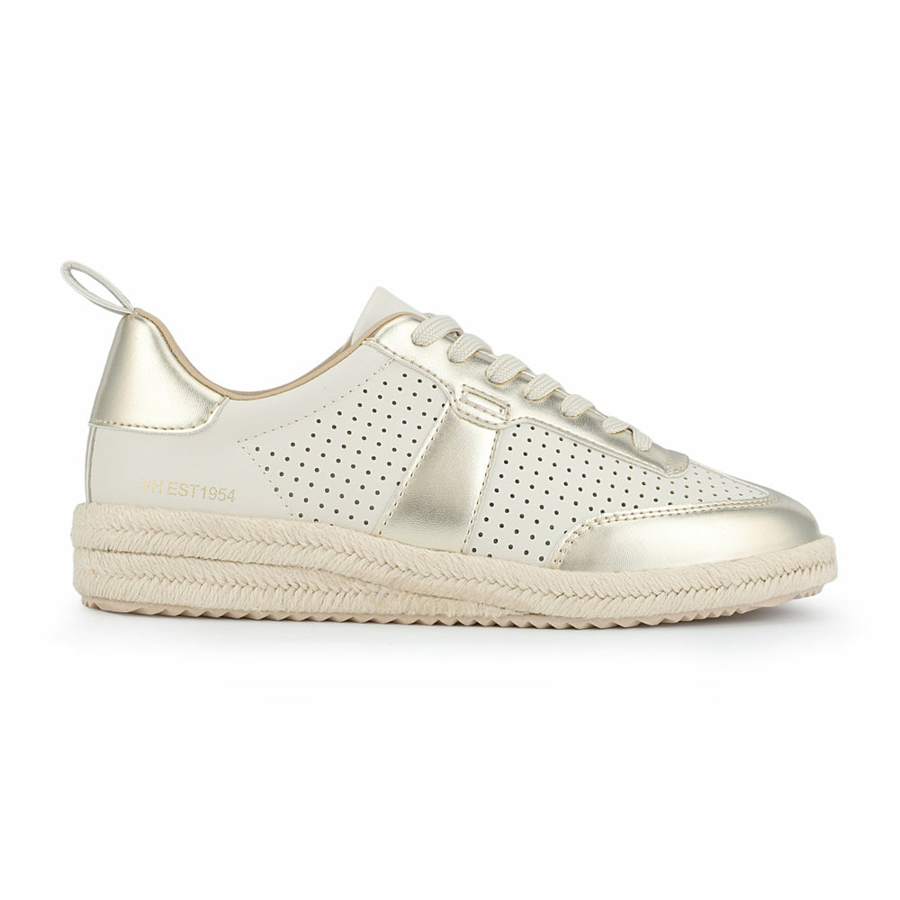 MAY - WHITE/GOLD | Vintage Havana Shoes