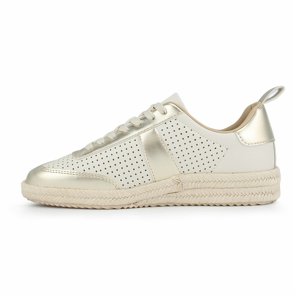 MAY - WHITE/GOLD | Vintage Havana Shoes