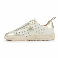 MAY - WHITE/GOLD | Vintage Havana Shoes