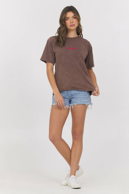 Washed Graphic Tee Out Of Office | Vintage Havana Women