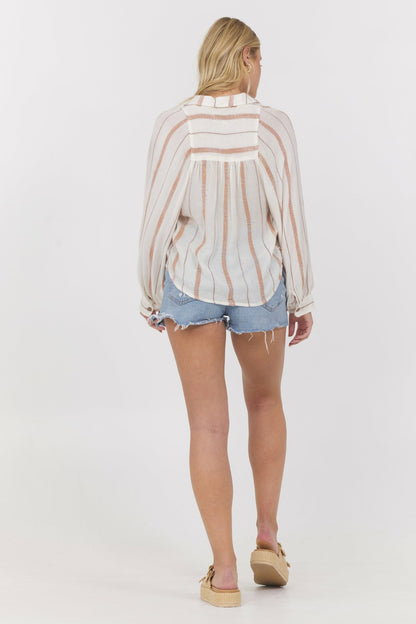 Long Sleeve Collared Shirt | Vintage Havana Women