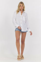 Shirting w/ Whipstitch Pocket | Vintage Havana Clothing