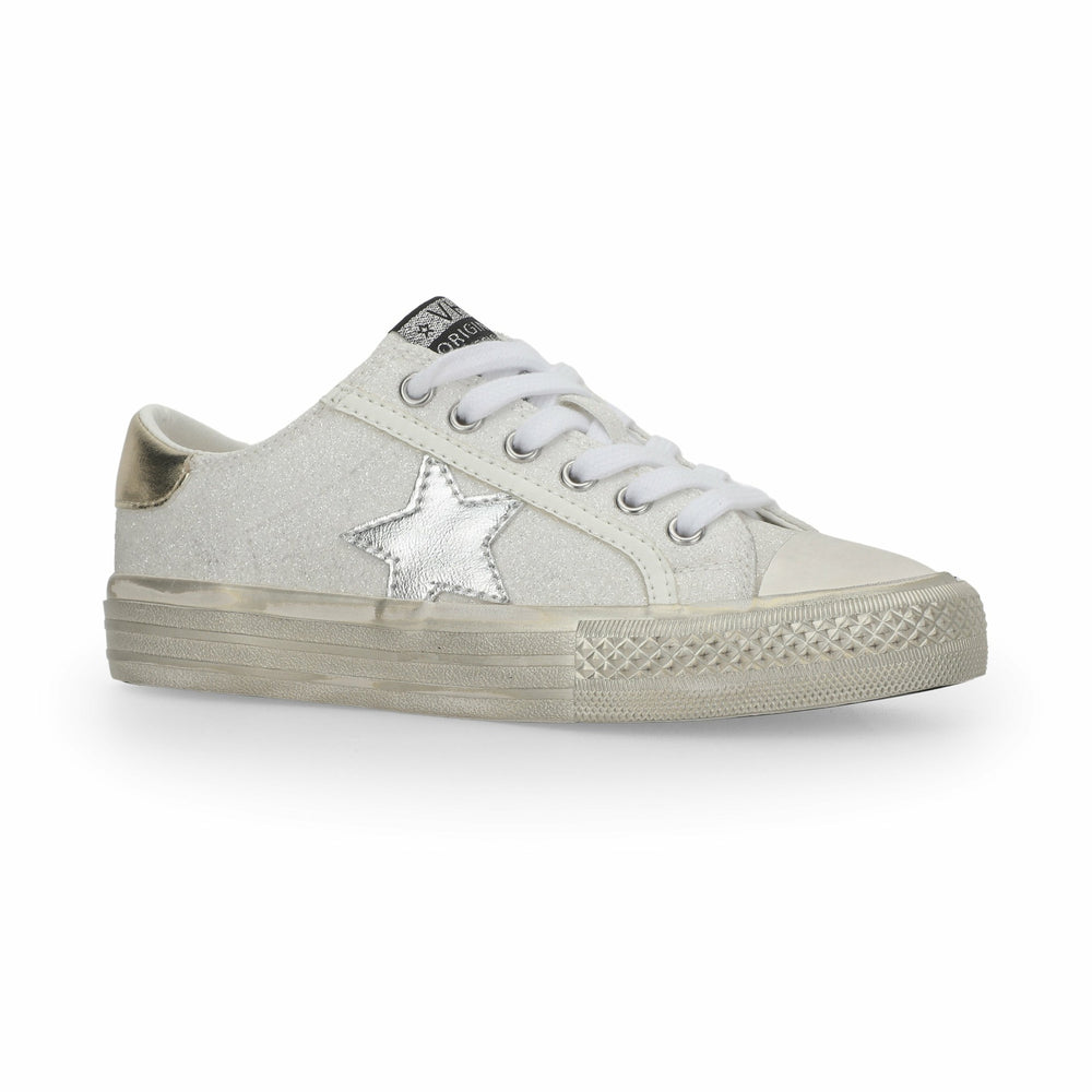KIDS ALIVE - WHITE GLITTER | Vintage Havana Shoes