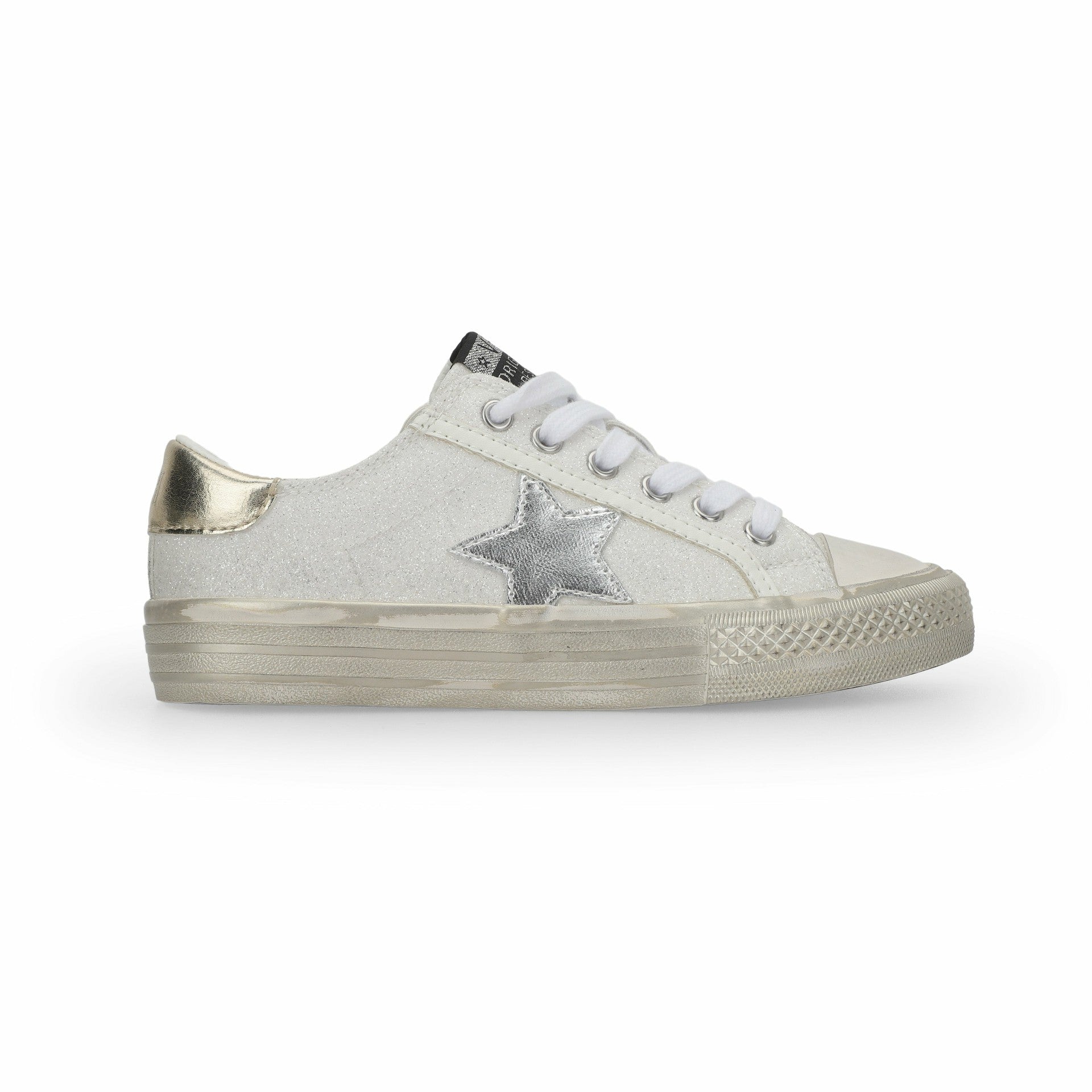 KIDS ALIVE - WHITE GLITTER | Vintage Havana Shoes